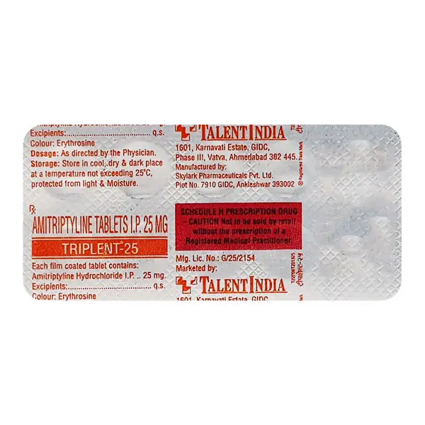 Triplent 25mg Tablet